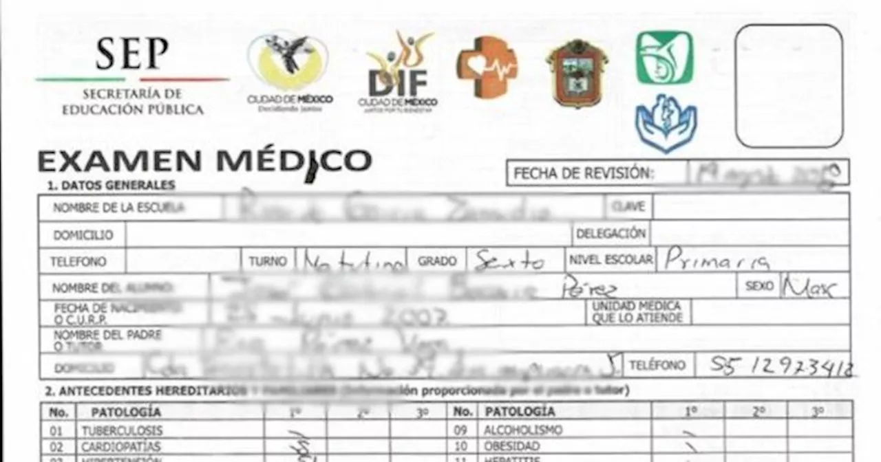 CERTIFICADO MÉDICO ESCOLAR: ¿cómo obtenerlo y qué datos son obligatorios completar?
