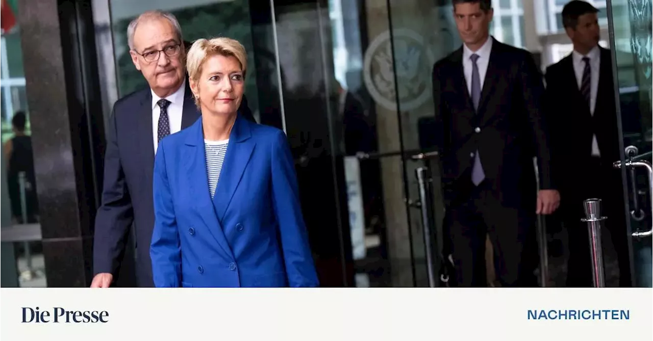 Schweizer Präsidentin: Hatten „sehr gutes Treffen“ mit Außenminister Rubio