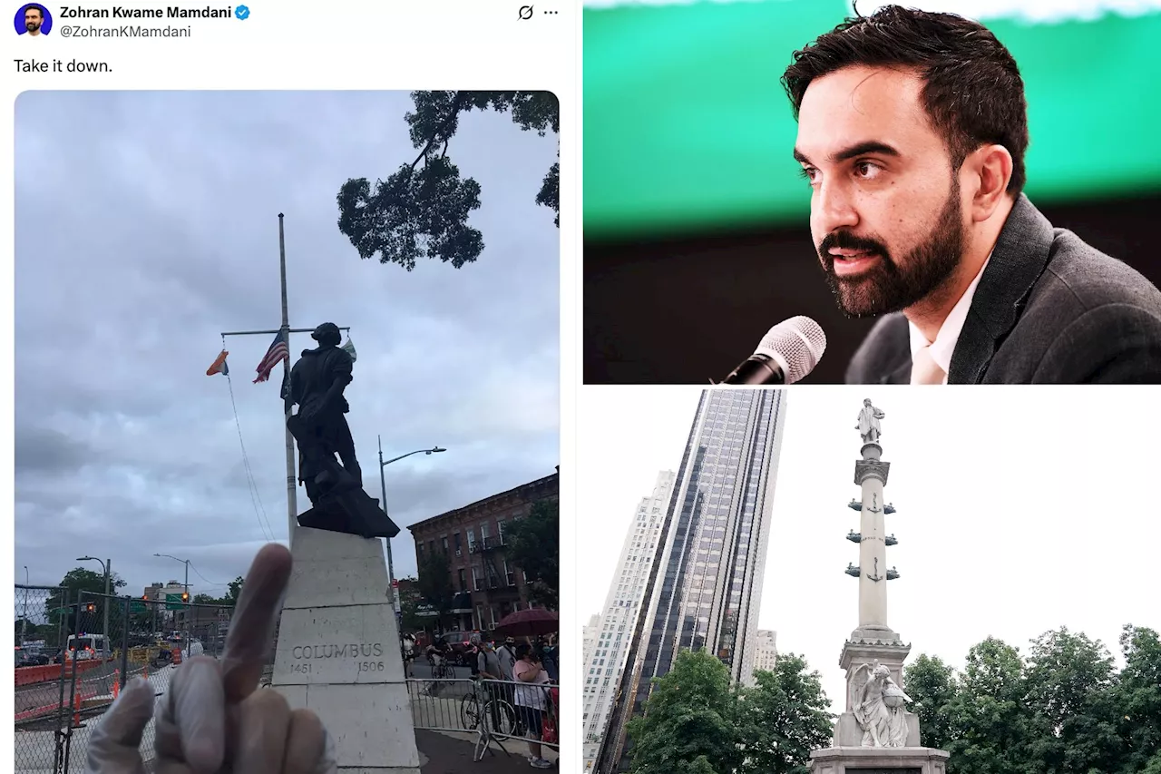  Heritage groups accuse Zohran Mamdani of Italian-American 'hate' over Columbus stance