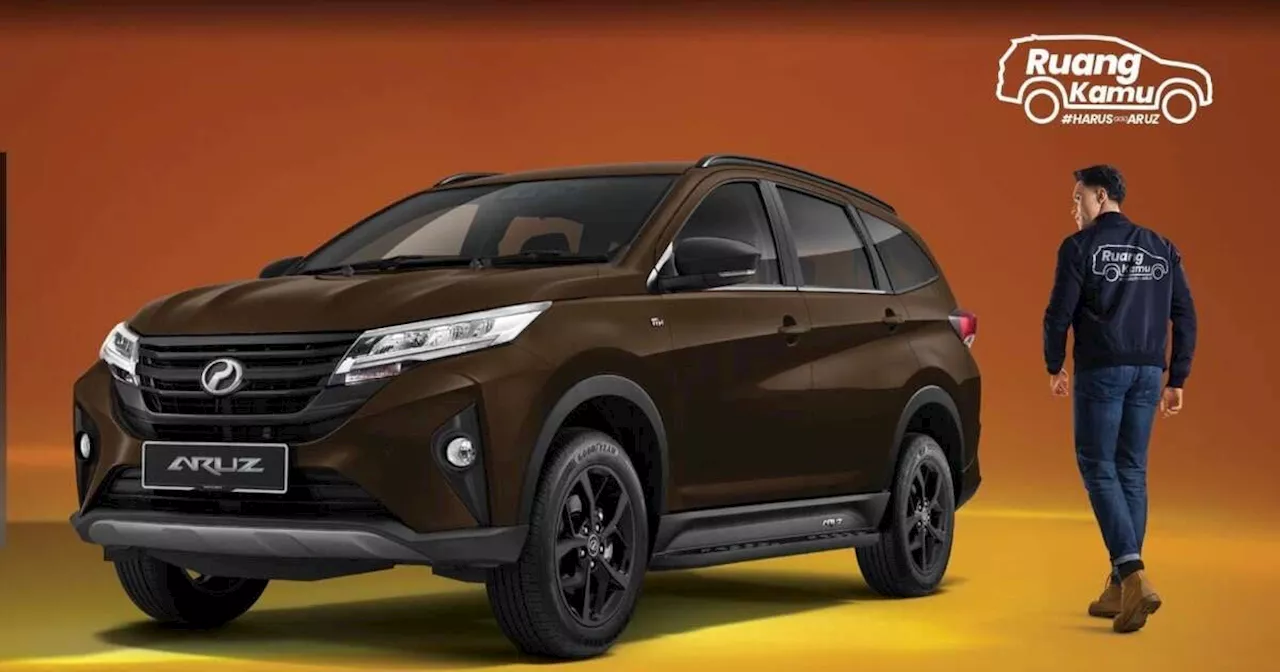 Perodua Aruz updated with matte black grille, interior trim, alloys – Vintage Brown replaces Electric Blue