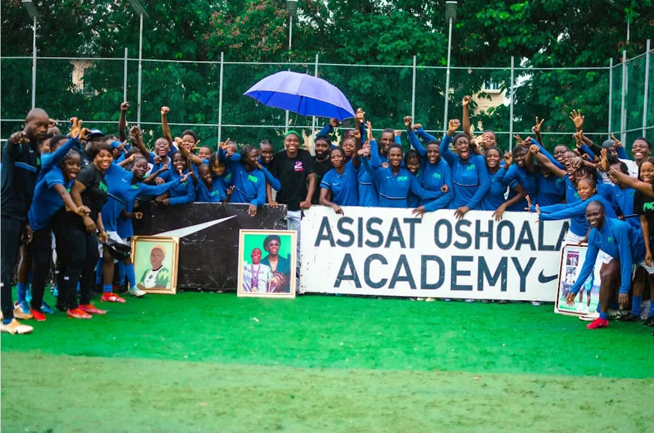 Asisat Oshoala inspires academy players after WAFCON triumph