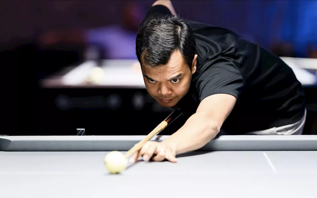 Reigning World Pool 9-Ball champion Carlo Biado off to winning start at Florida Open