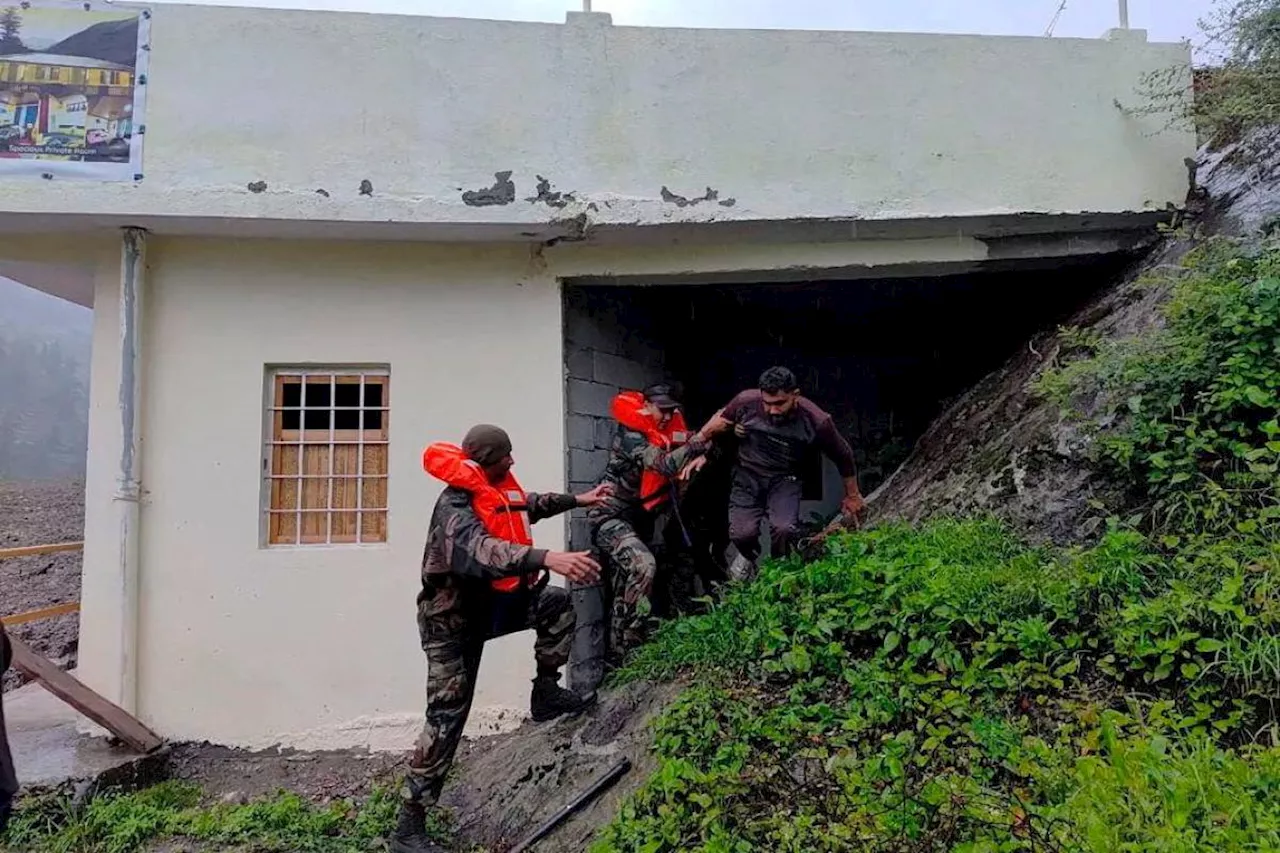 Heavy rains trigger landslides in Uttarakhand, dozens missing amid rescue efforts