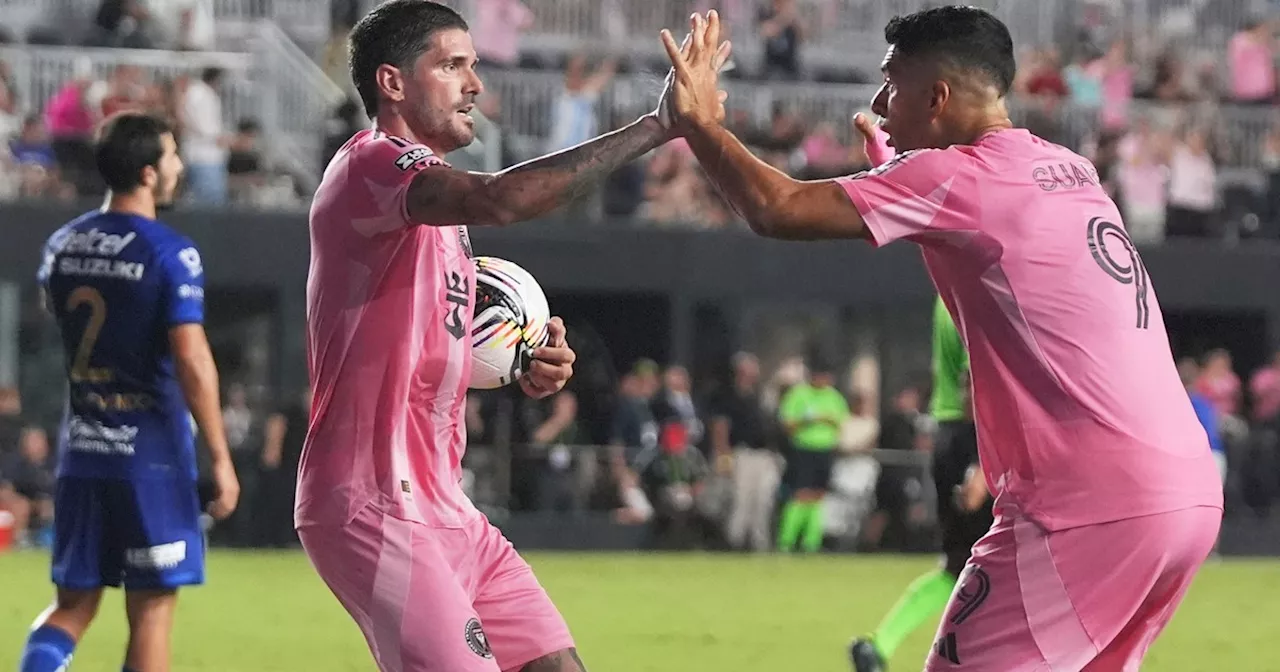 ¡Fiesta rosa! Con Messi en el palco, Inter Miami superó a Pumas y se metió a los cuartos de final