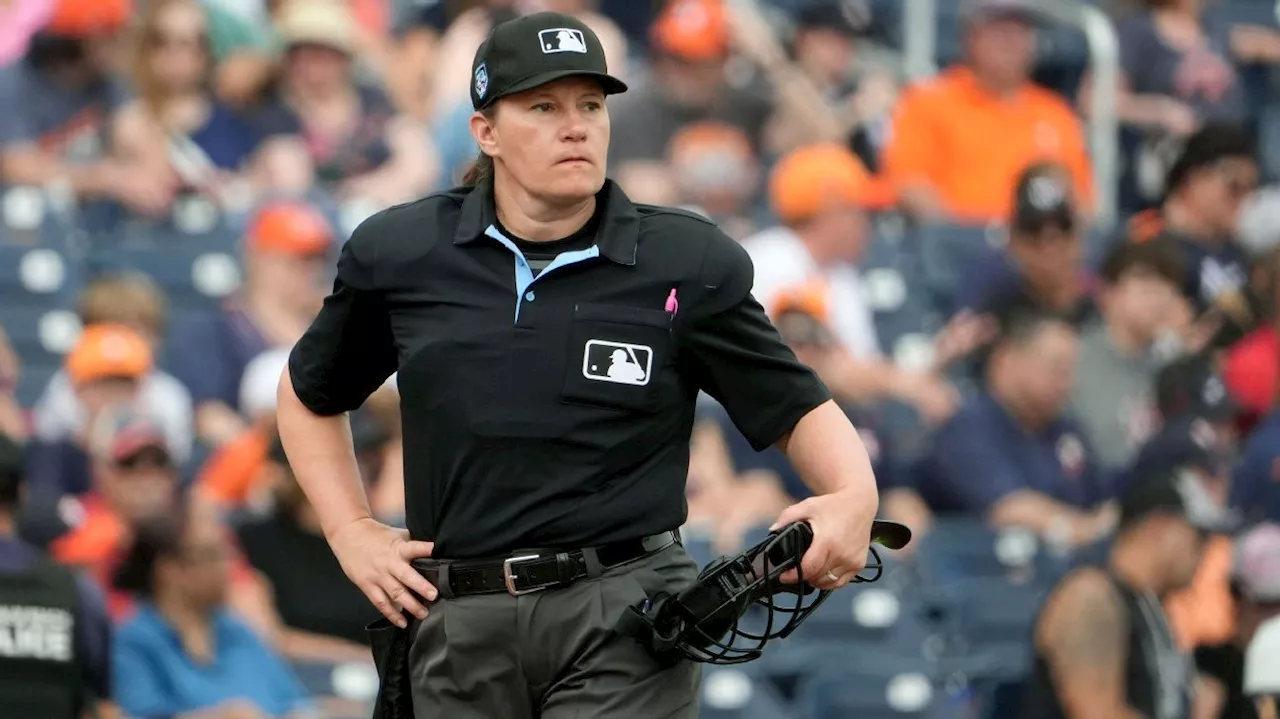 Gender-breaking major league umpire Jen Pawol 'ready to go'