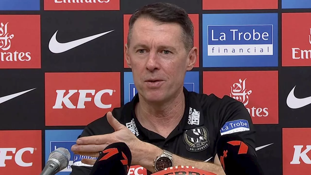 ‘I apologise’: McRae bemoans ‘rocked’ Pies after thumping... but won’t focus on glaring concern