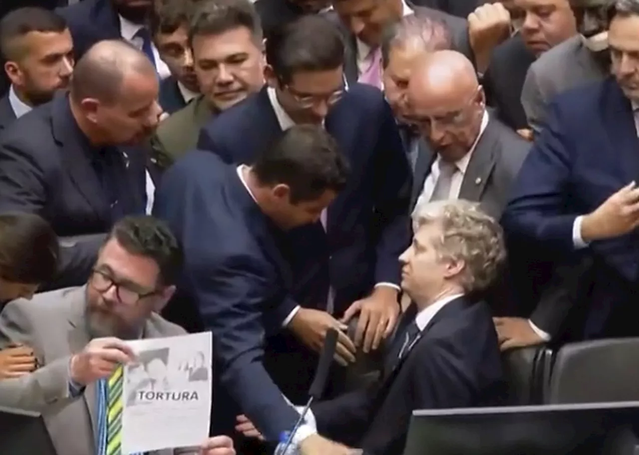 Motta diz que Câmara pode punir deputados que obstruíram plenário: 'Estamos avaliando as imagens'