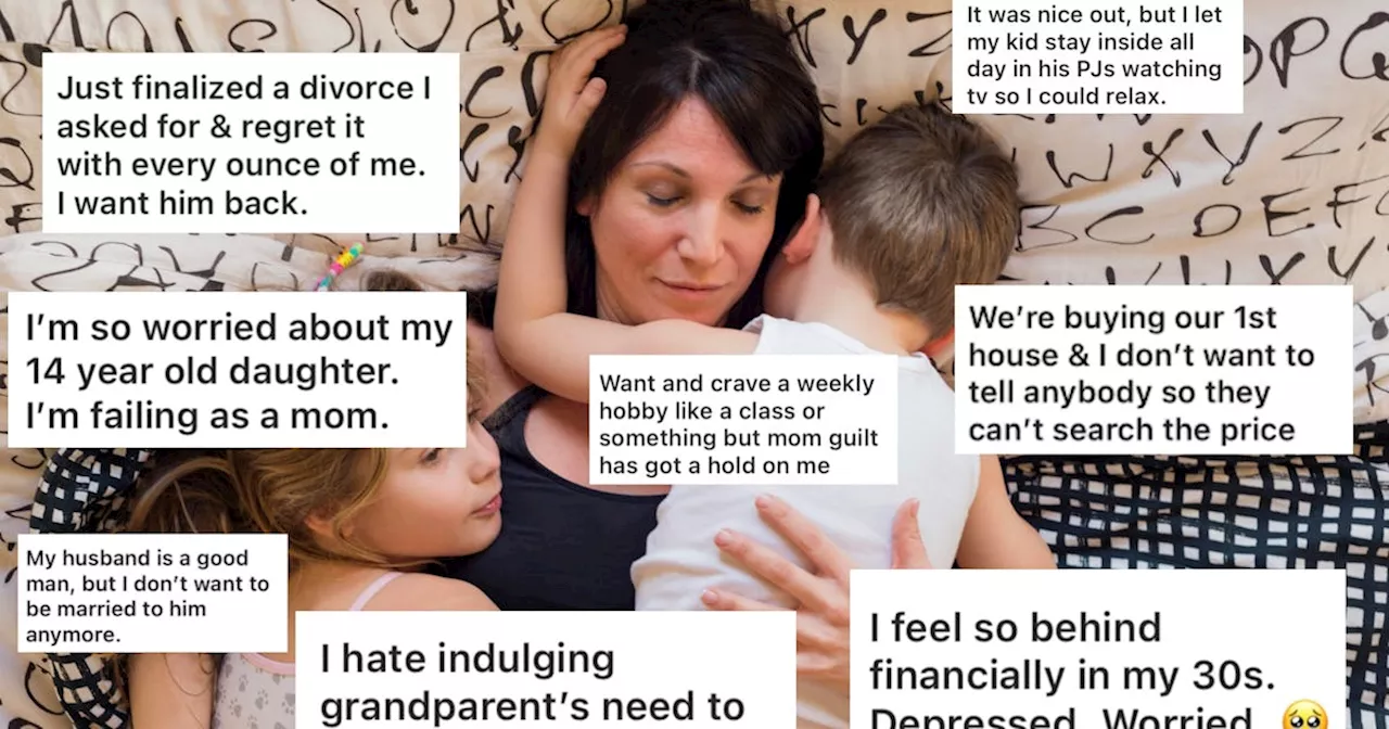 “I’m An Alcoholic Mom Who Looks Like I Have It All Together” & 29 Other Mom Confessions
