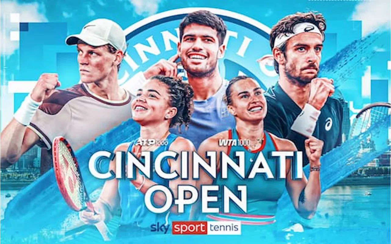 Atp Cincinnati, dove vedere il Masters 1000 in tv e streaming