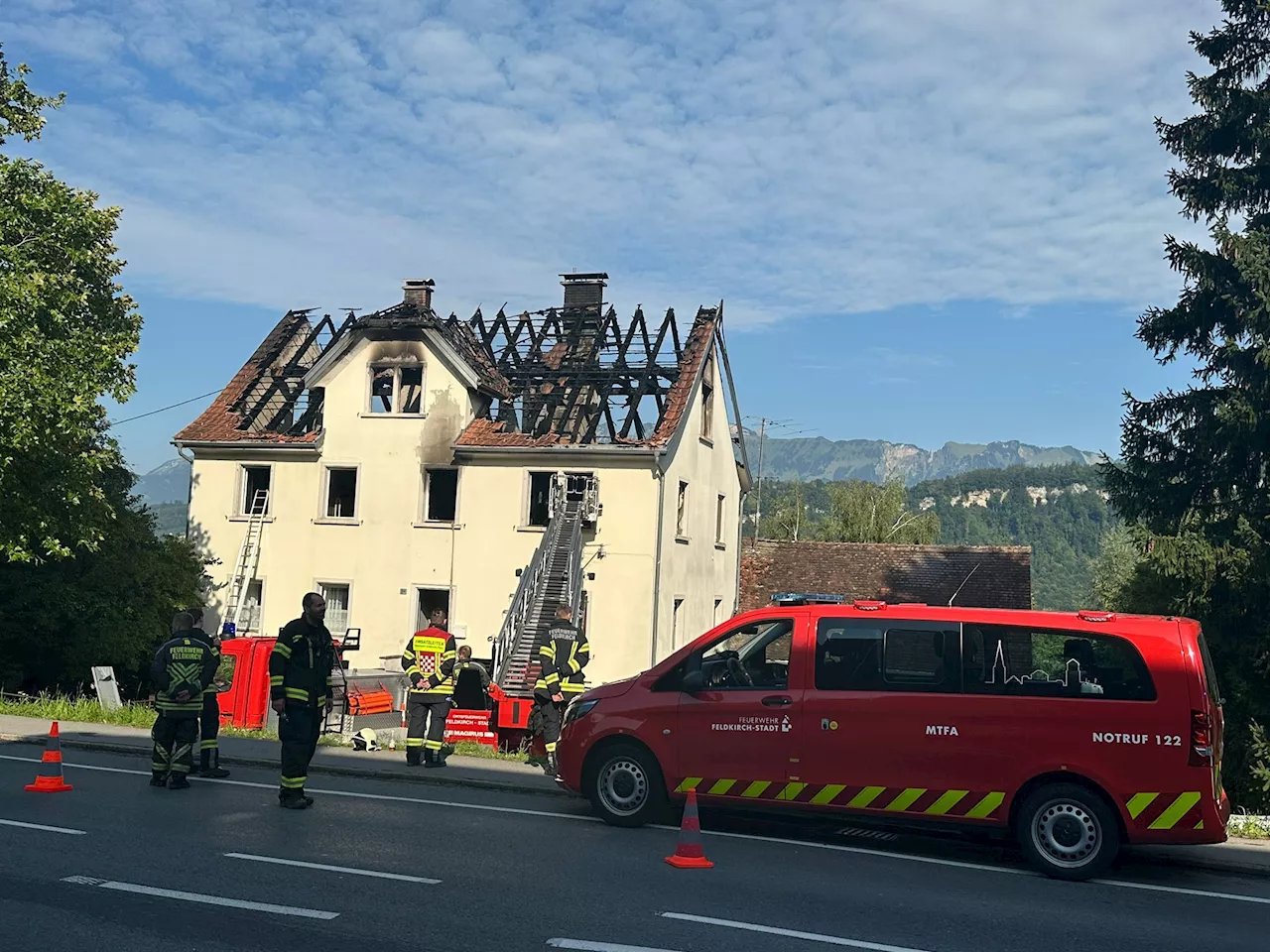 Mann stirbt bei Wohnhausbrand in Feldkirch