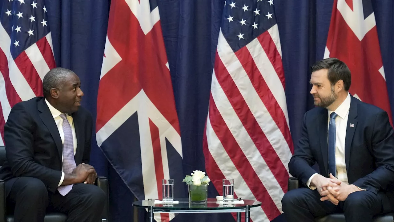 Vance meeting with UK foreign secretary before US vice president's vacation in England
