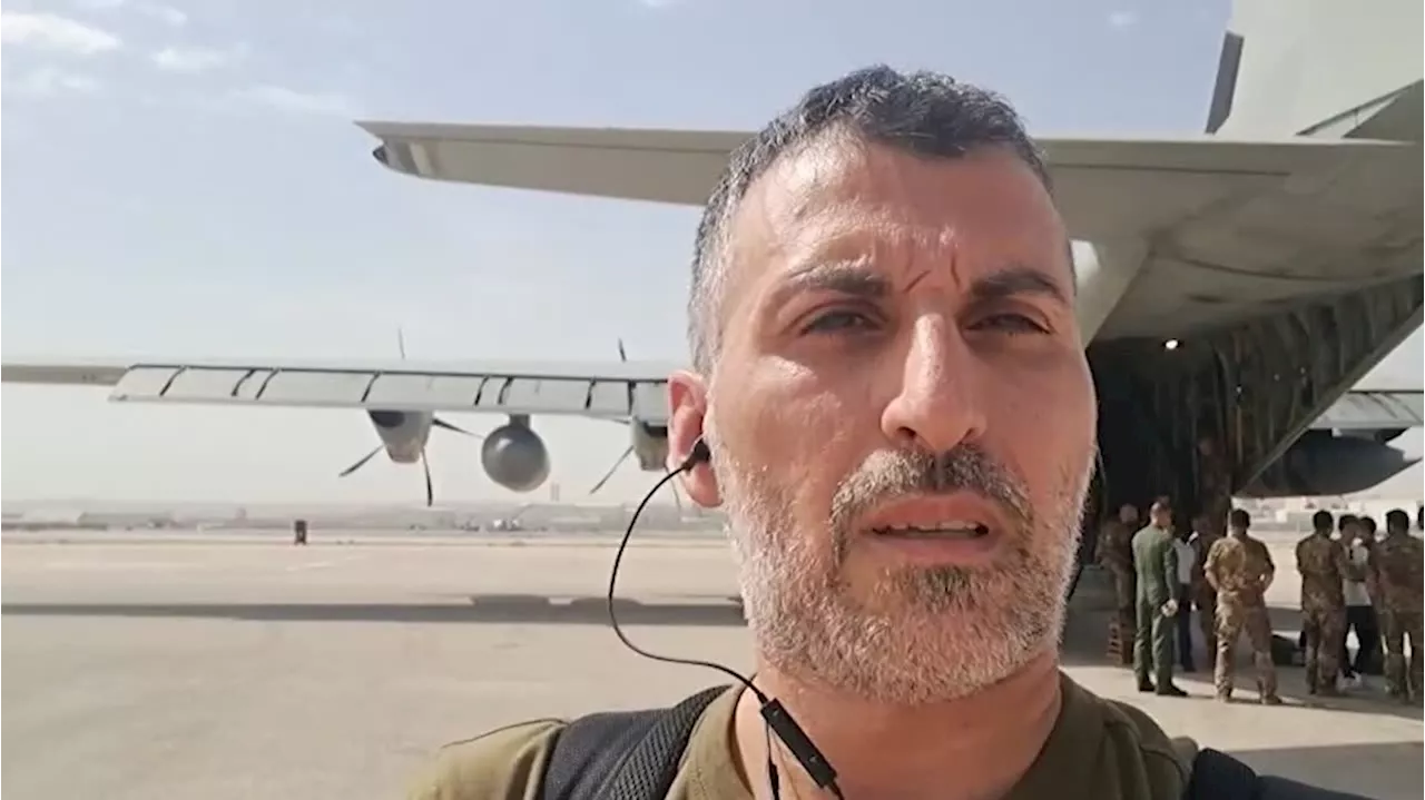 Gaza, partito il primo carico di aiuti umanitari italiani aviotrasportati da Amman