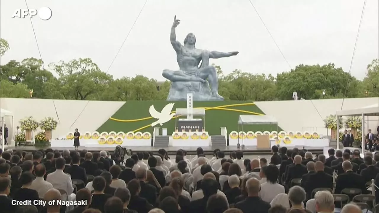 Un minuto di silenzio, Nagasaki commemora gli 80 anni dall'orrore atomico