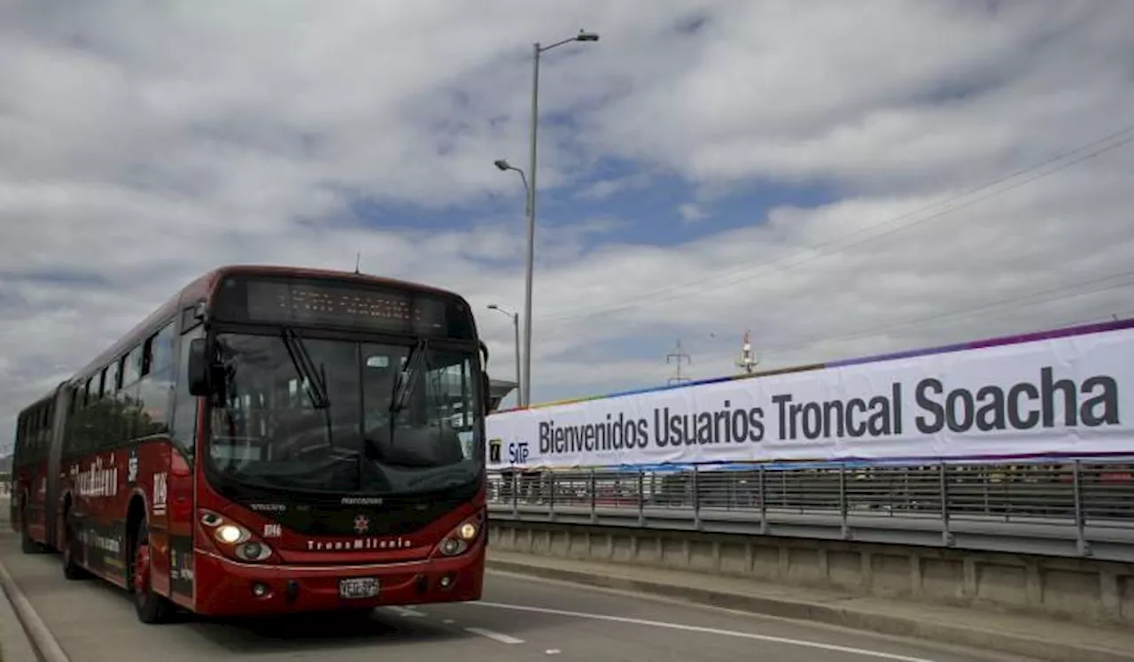 Soacha advierte fuertes congestiones en la Autopista Sur por fase final de obras de TransMilenio