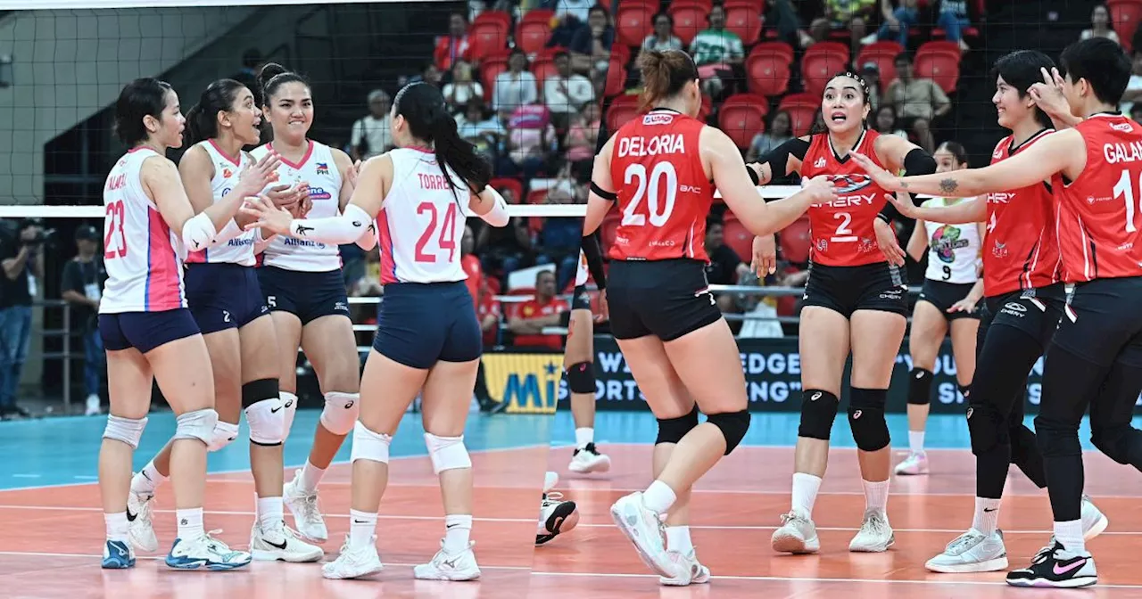 Creamline, Chery Tiggo sweep Farm Fresh, Nxled to complete PVL On Tour semis cast