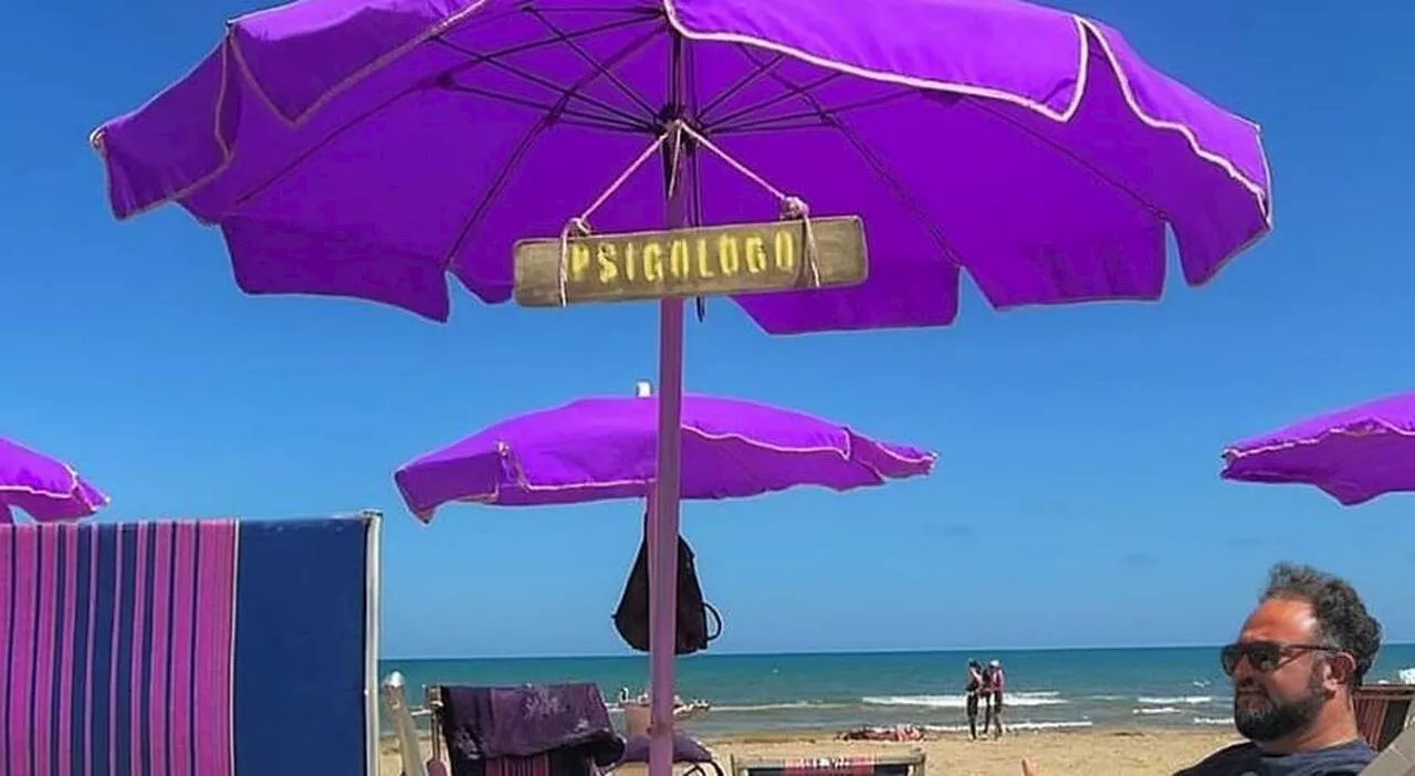 Alessandro Iacubino, lo psicologo in spiaggia. L’Ordine: «No agli show». Ma i balneari lo invitano