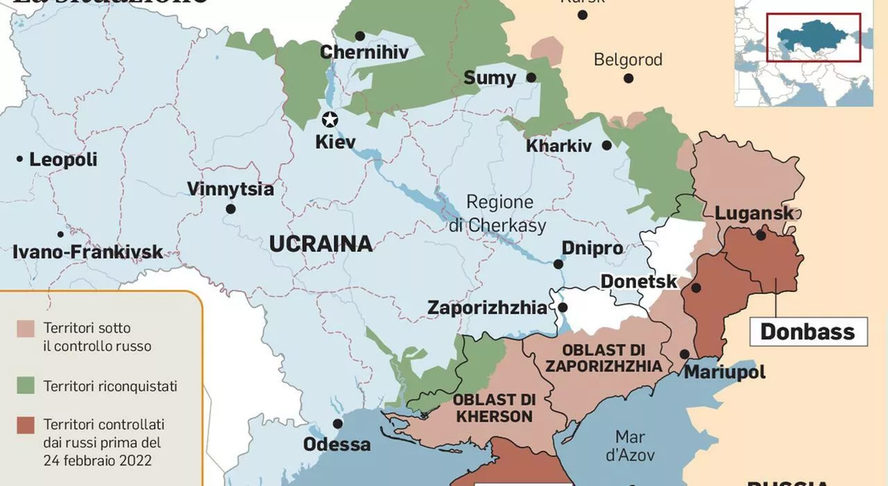 Ucraina, la controproposta di Ue e Kiev a Putin: ora il cessate il fuoco, poi si tratta