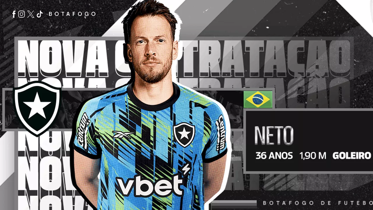 Botafogo anuncia contratação do goleiro Neto