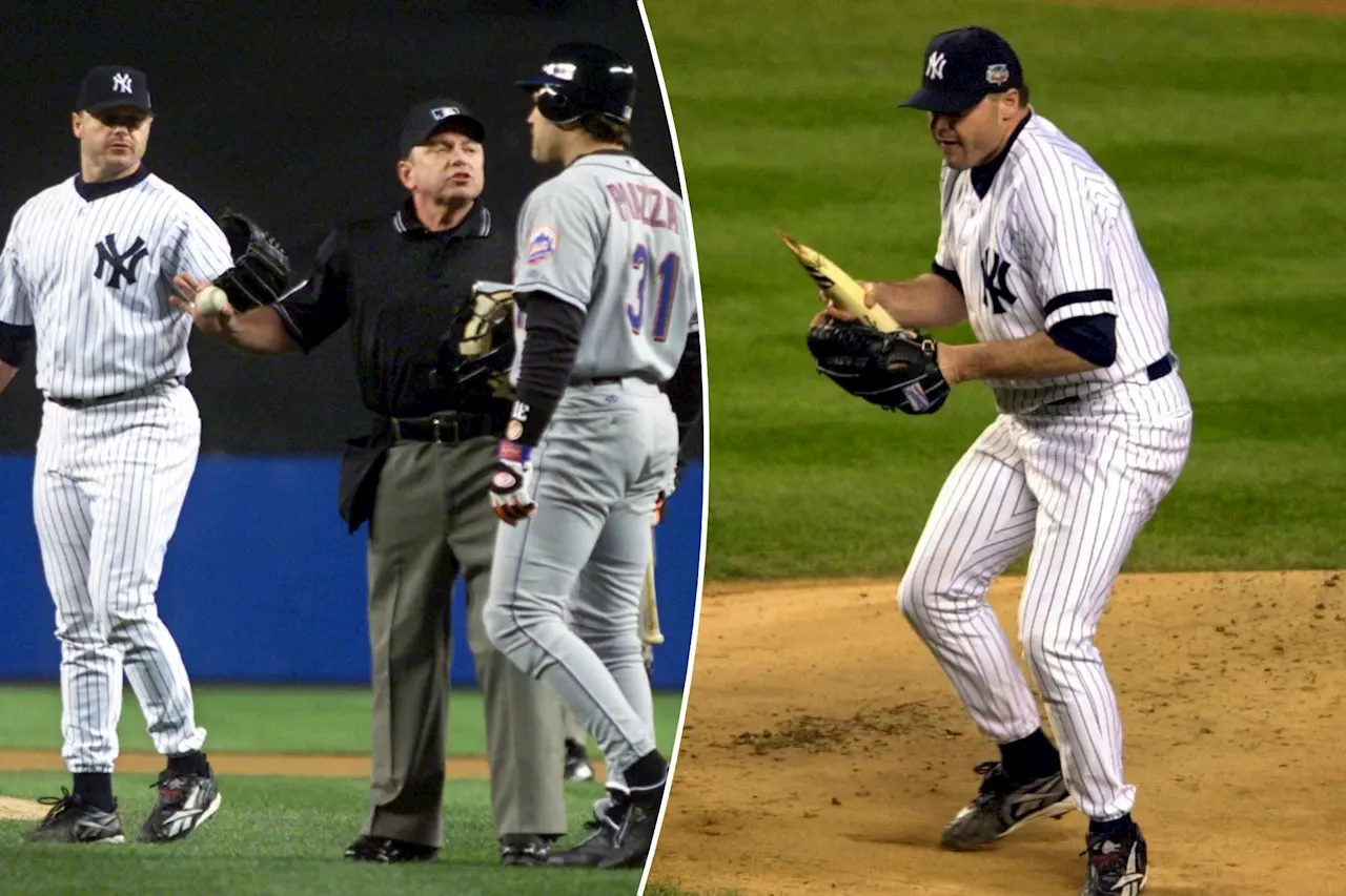 Roger Clemens on famous Mike Piazza World Series broken bat drama: 'If I wanted to hit him with it, I could have'