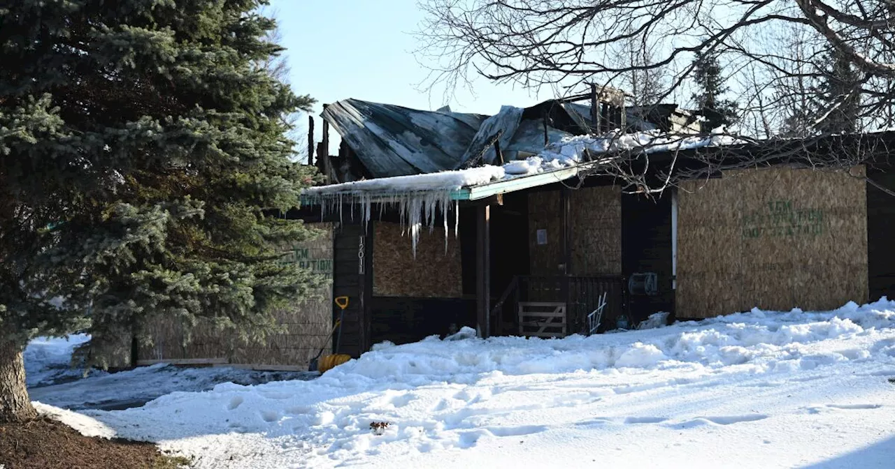Gunman found dead in burned home after shootout with Anchorage officer, police say