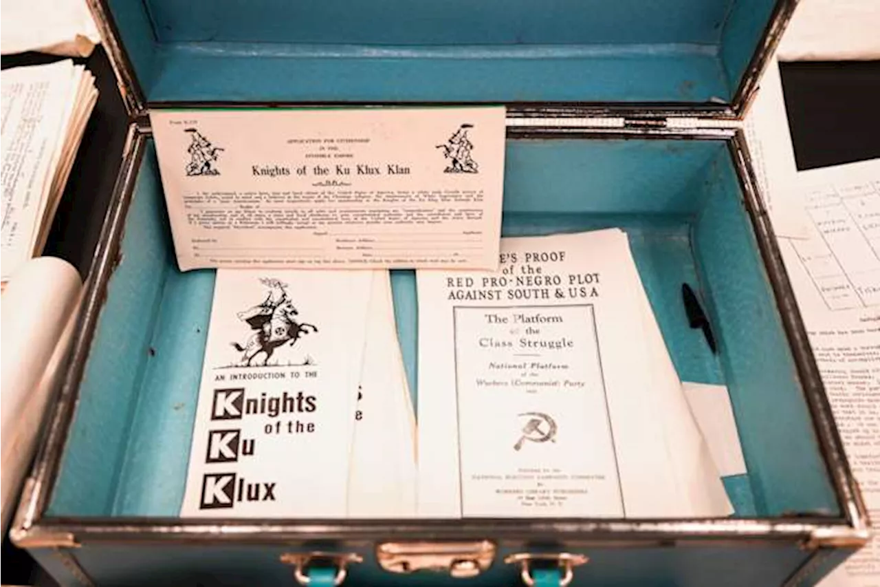 The Mississippi Department of Public Safety uncovers rare KKK artifacts in one of its offices