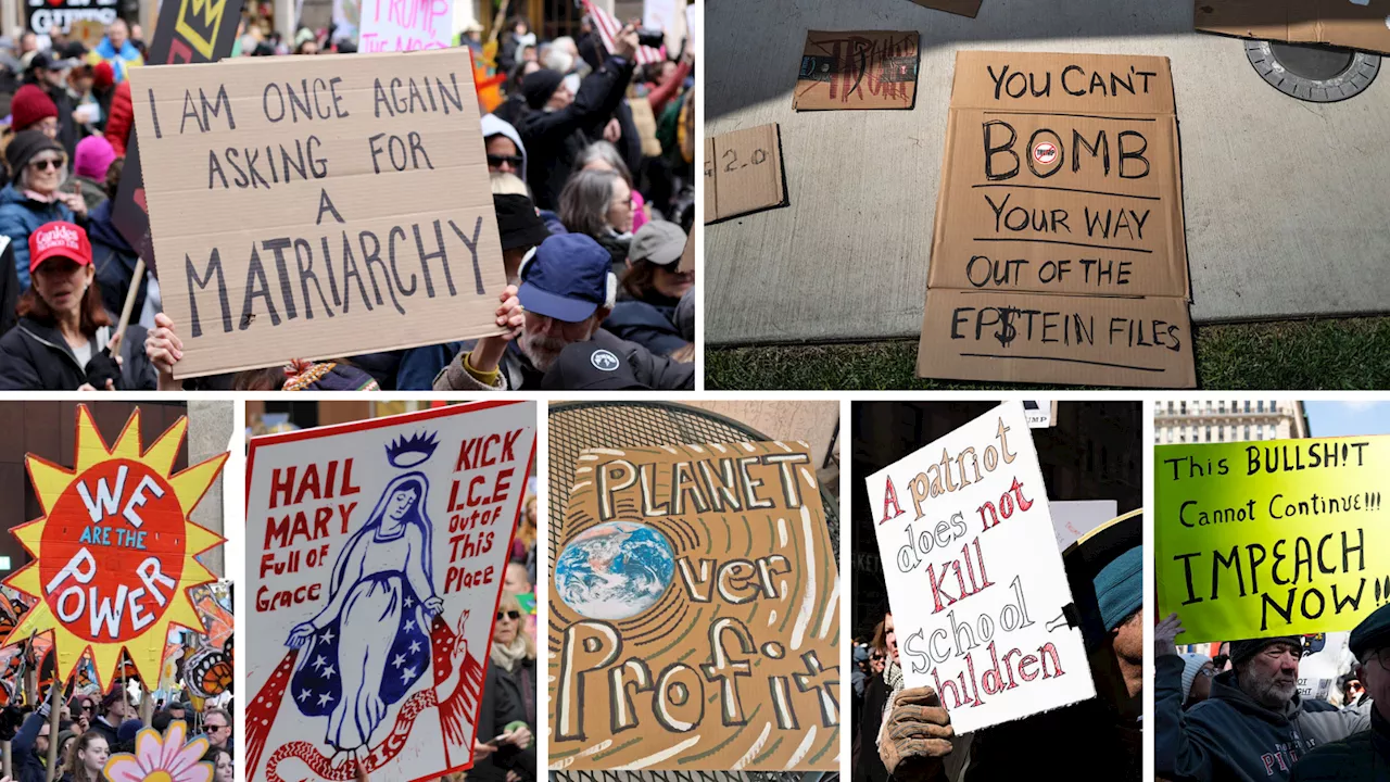 Warnings, Demands and Defiance: Our Favorite Protest Signs From No Kings 3.0