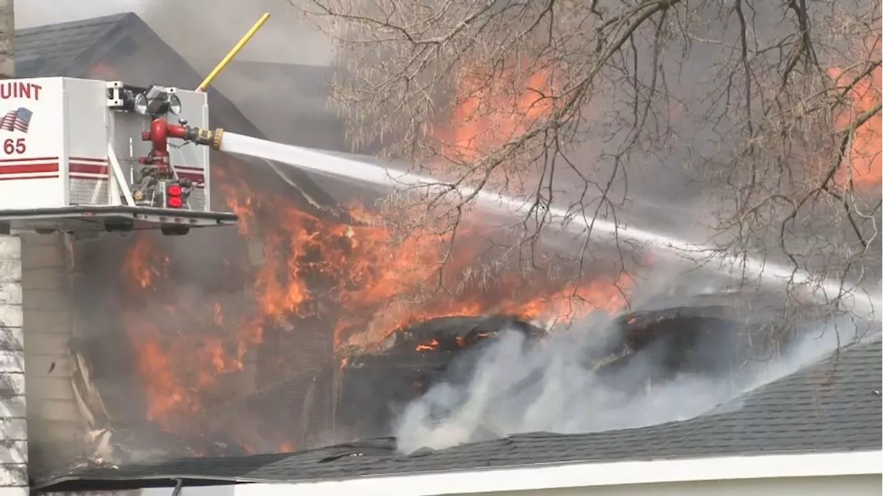Home heavily damaged in second-alarm fire in Genesee County