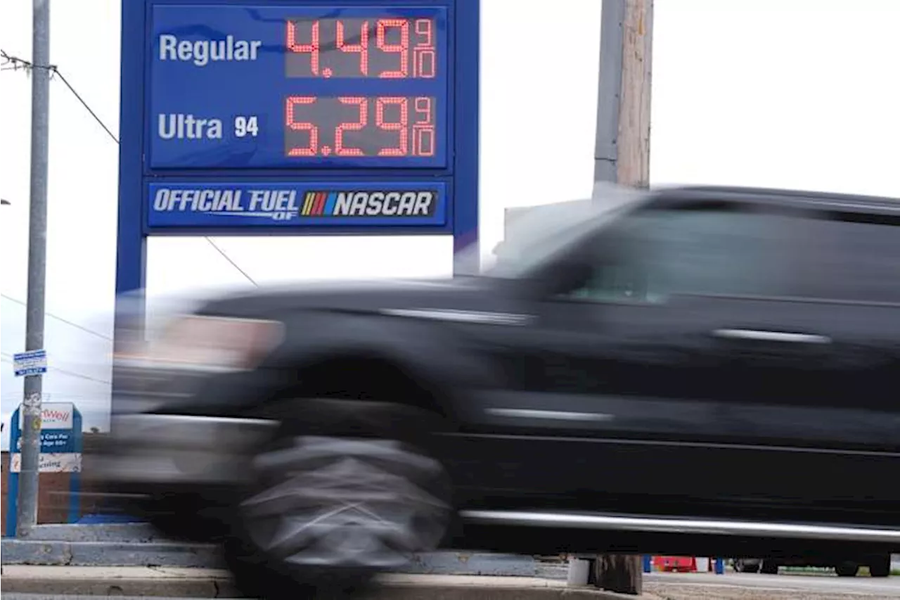 Gas prices soar past $4 on average for a gallon of regular in the US, the highest since 2022