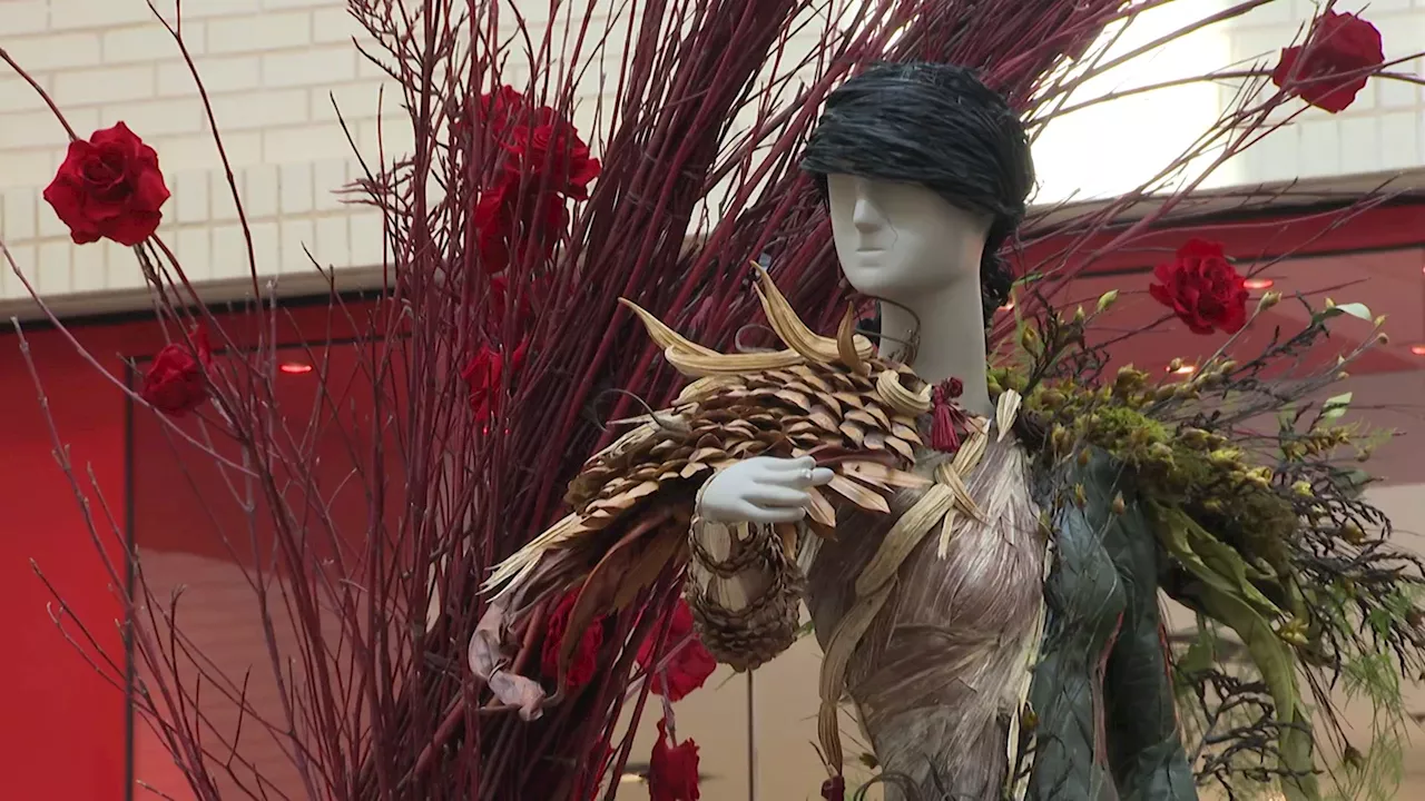 Fleurs de Villes Floral Sculptures Bloom at NorthPark Center