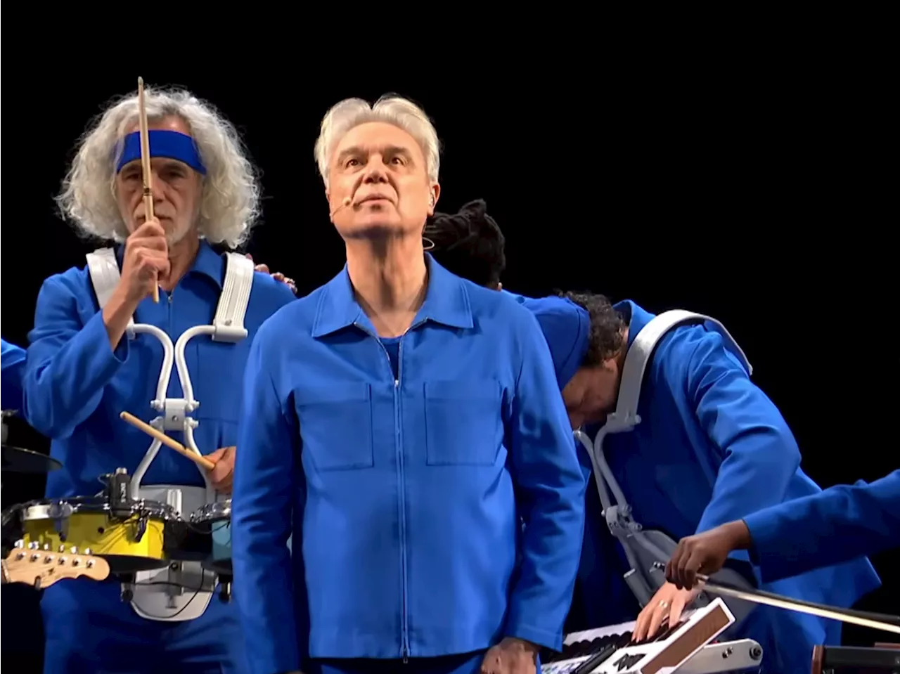 Watch David Byrne Perform ‘When We Are Singing’ on ‘Colbert’