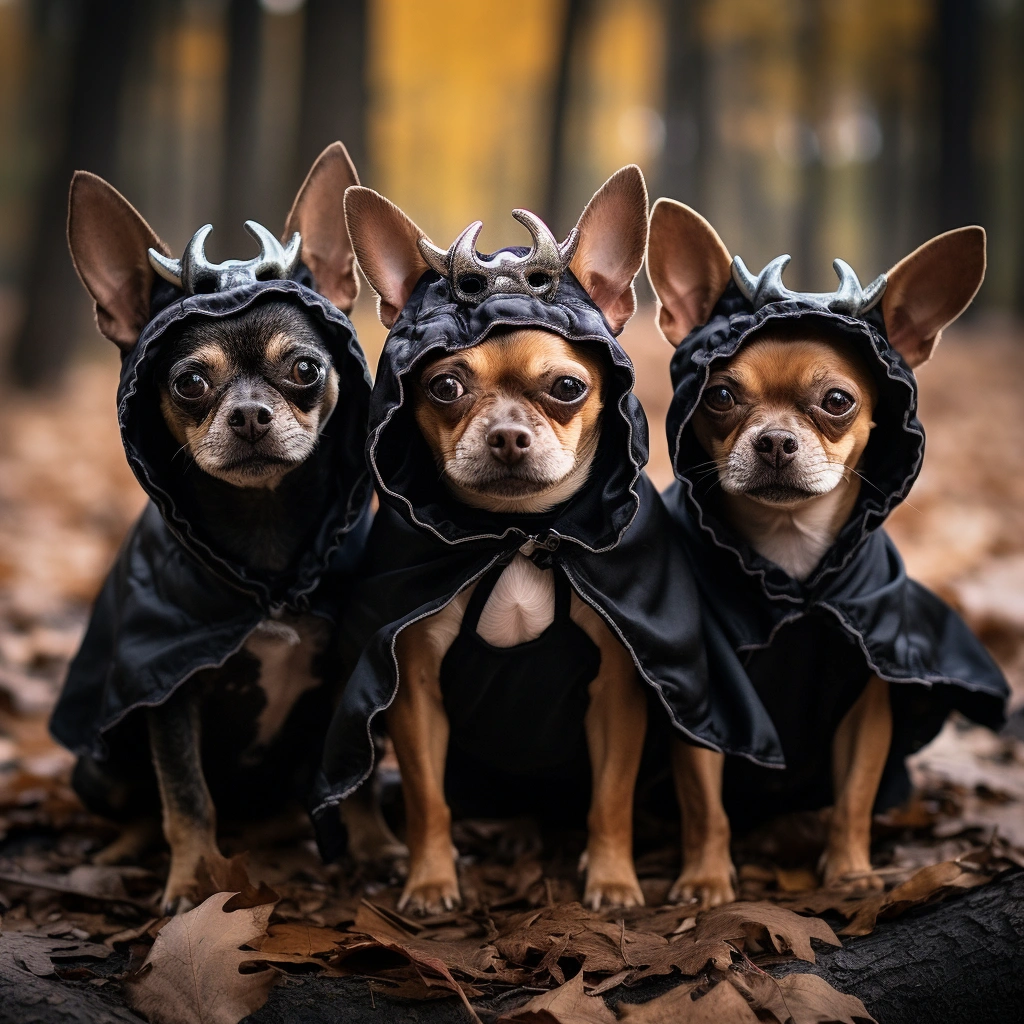 Cerberus Dogs: Funny Three-Headed Dog Halloween Costume